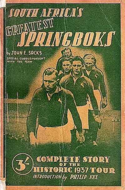 Rugby South Africa S Greatest Springboks 1937 Tour