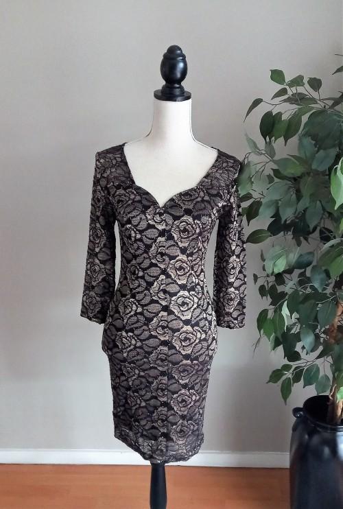 Formal Dresses Black And Gold Cocktail Dress From Truworth Was Listed