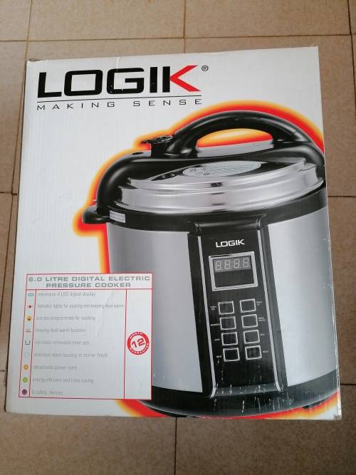 Pressure Cookers Logik 6.0 litre Digital Electric Pressure Cooker was