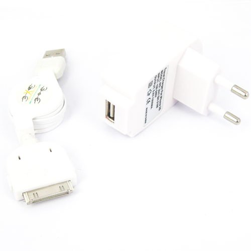 3 in 1 Travel Charger for iphone 3g/4g 