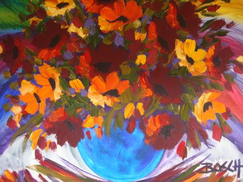 Acrylics - Bosch Cornelius,Flowers. was sold for R14,900.00 on 9 Mar at ...