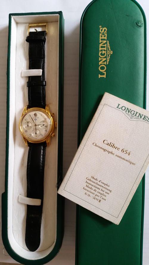 Rare Collectable Watches Longines Calibre 654 Chronograph was