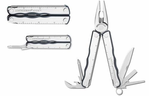 Leatherman KICK Multitool with Leather Pouch 