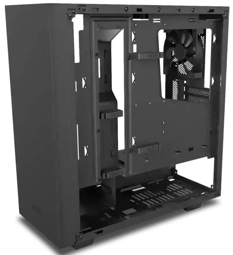 Cases & Towers NZXT CAS340WB3 ELITE ** GAMING PC CASE ** 2 x FANS INC. ** GLASS SIDE PANEL