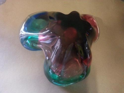 Hand blown glass without scratches or blemishes