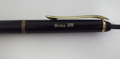 Gold plated clip on GEHA 305 pen