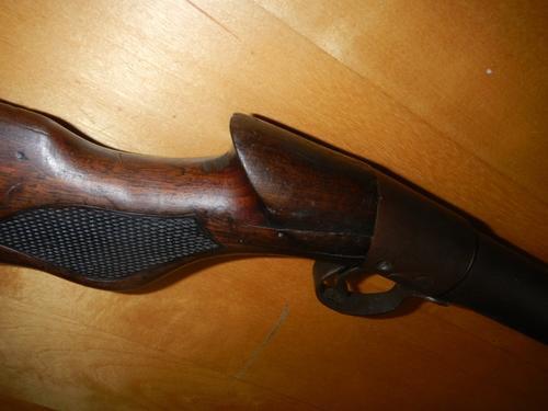 Antique rifle stock