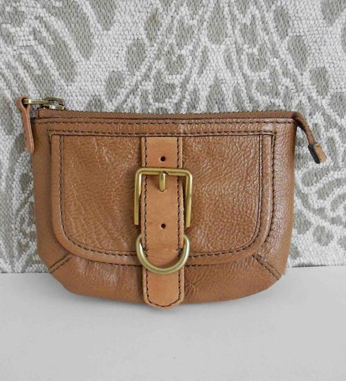 Purses & Wallets - SALE!! Authentic FOSSIL Womens Tan Leather Buckle Wallet * Brand NEW! was ...