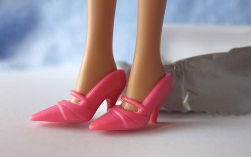 barbie pink mary-jane shoes