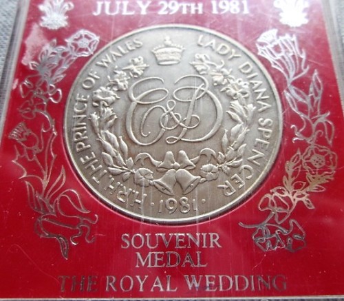 Photo for the royal wedding 1981 souvenir medal