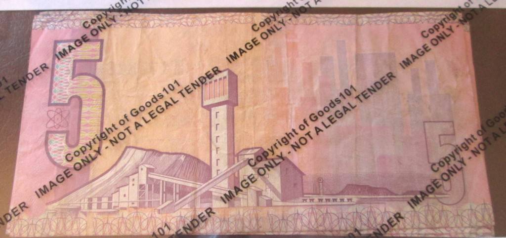 GPC de Kock - FIVE RAND REPUBLIC OF SOUTH AFRICA BANKNOTES x2 SERIES B6 ...