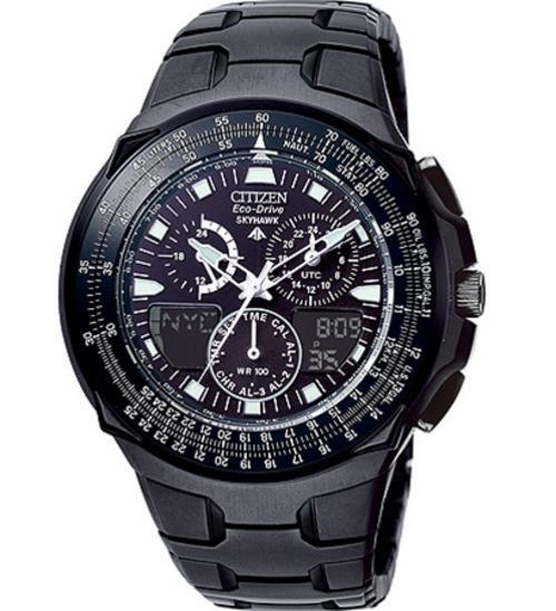 Men's Watches - CITIZEN PROMASTER ECO DRIVE SKYHAWK BLACK EAGLE PILOT ...