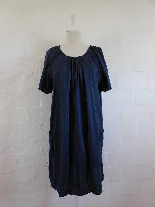 Casual Dresses - *JENNI BUTTON* DESIGNER NAVY BLUE CASUAL DAY DRESS ...