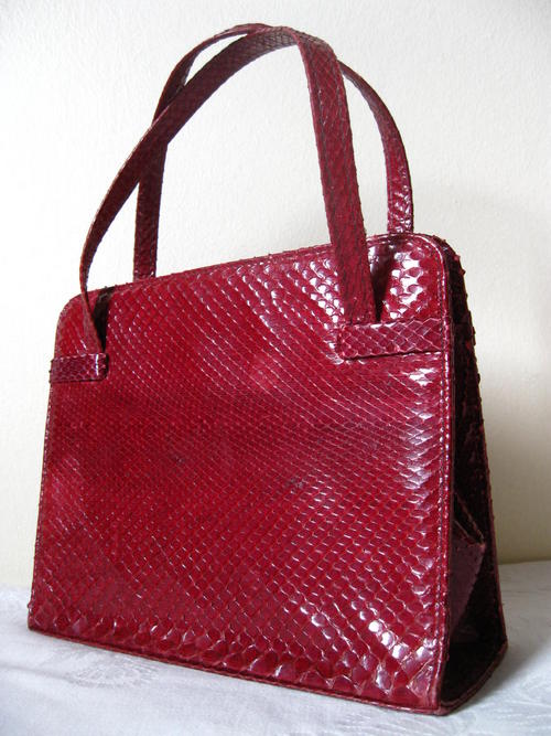 Handbags & Bags - VINTAGE EXOTIC ***GENUINE REPTILE SKIN*** FIORENZA ...
