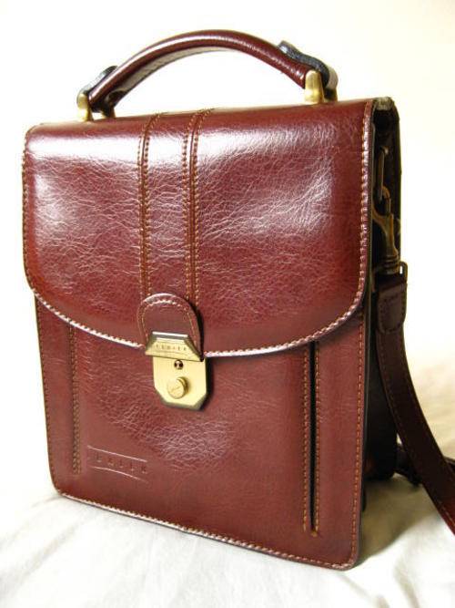 Handbags & Bags AUTHENTIC **TEXIER** LUXURY GENUINE LEATHER BROWN