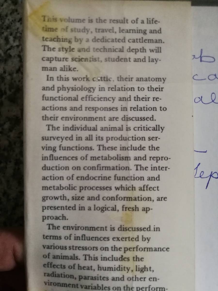 Natural Science LIVESTOCK PRODUCTION A Global Approach JAN BONSMA