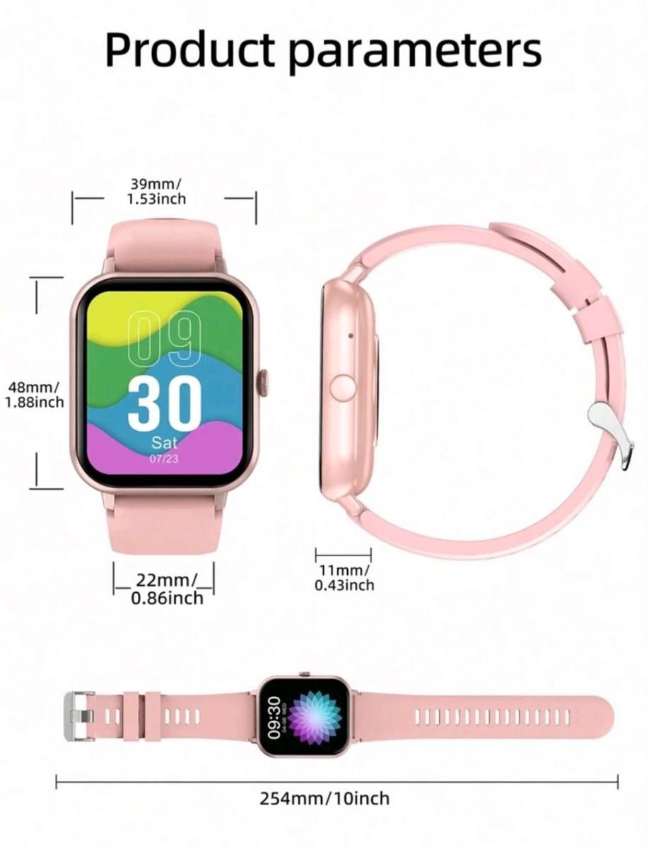 Smart Watches Pink Smart Watch With Call Option for sale in