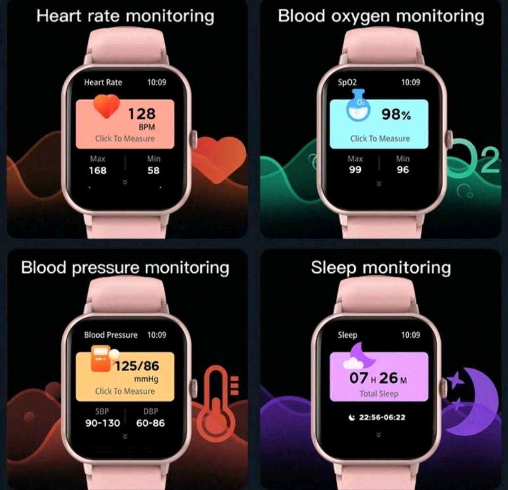 Smart Watches Pink Smart Watch With Call Option for sale in