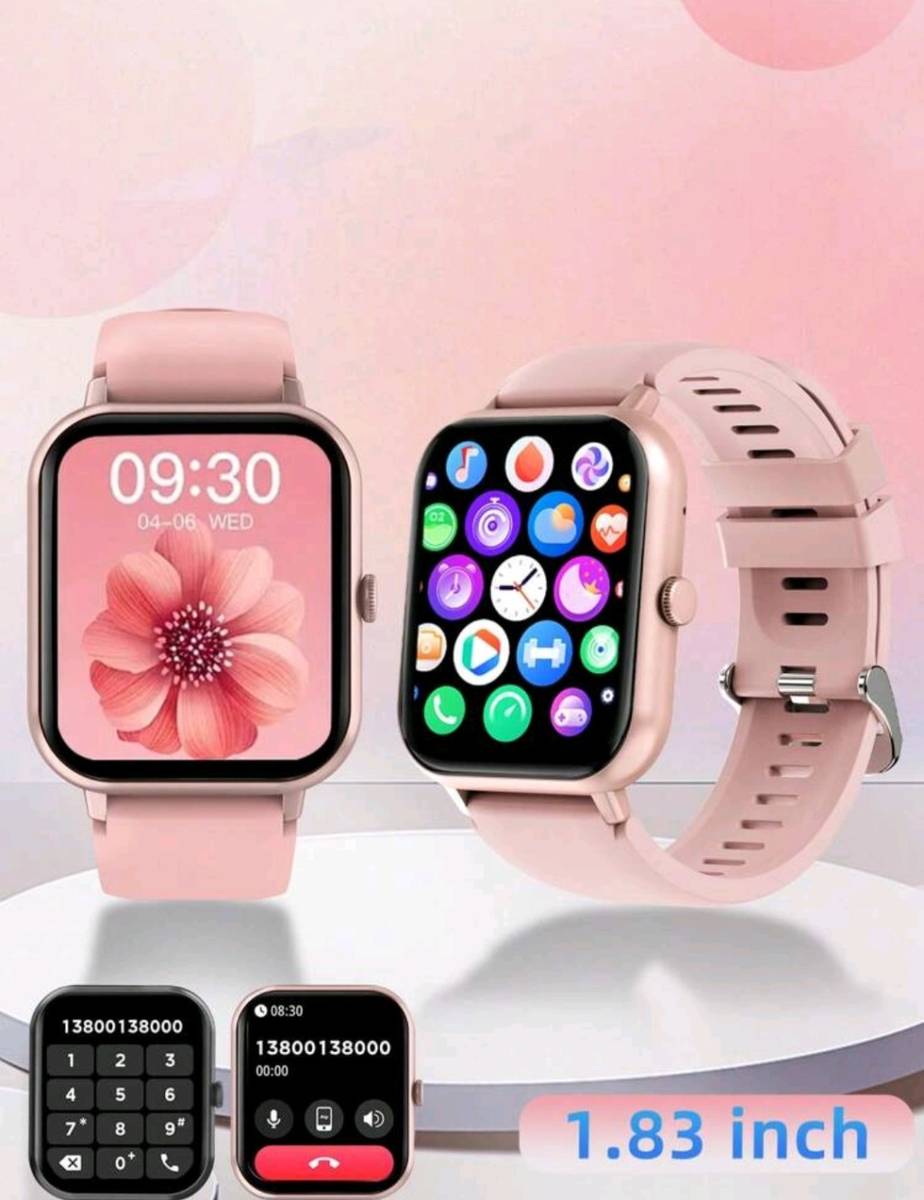 Smart Watches Pink Smart Watch With Call Option for sale in