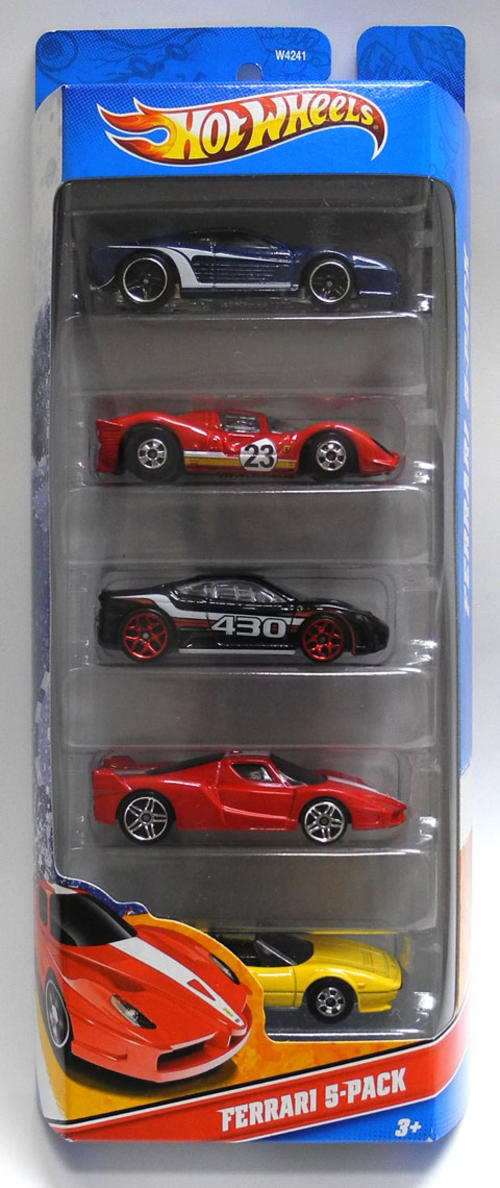 Hot Wheels Ferrari 5 Pack - www.inf-inet.com