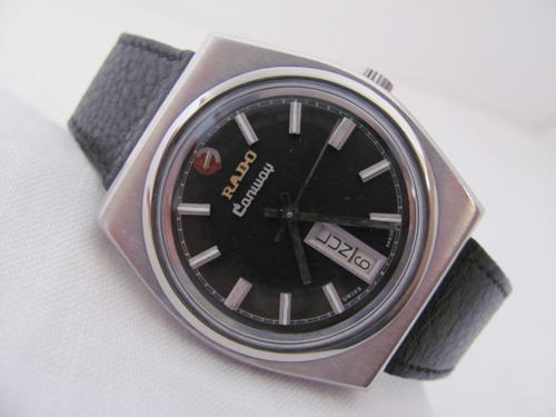 Men's Watches - RADO CONWAY MENS BOTTOM DAY DATE WATCH was sold for ...