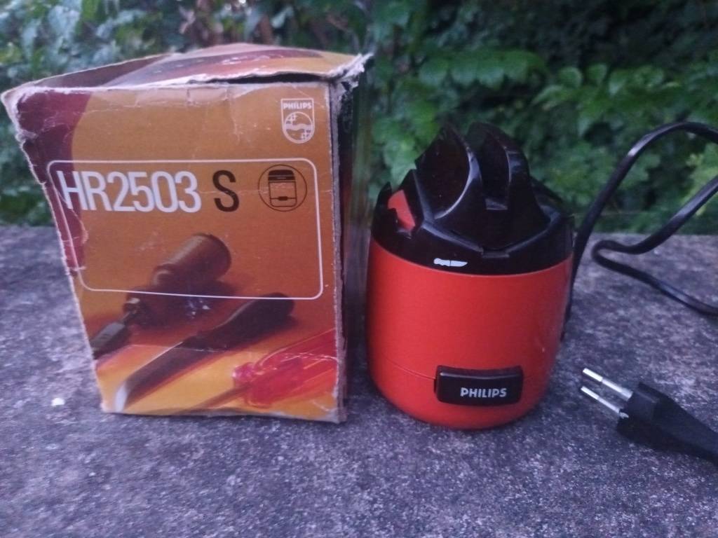 Other Kitchen Tools 1970s PHILIPS HR 2503S Sharpener for scissors, knife, screwdriver, razor