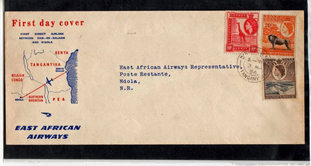 Zimbabwe, Rhodesia & Nyasaland North Rhodesia EAST AFRICAN AIRWAYS