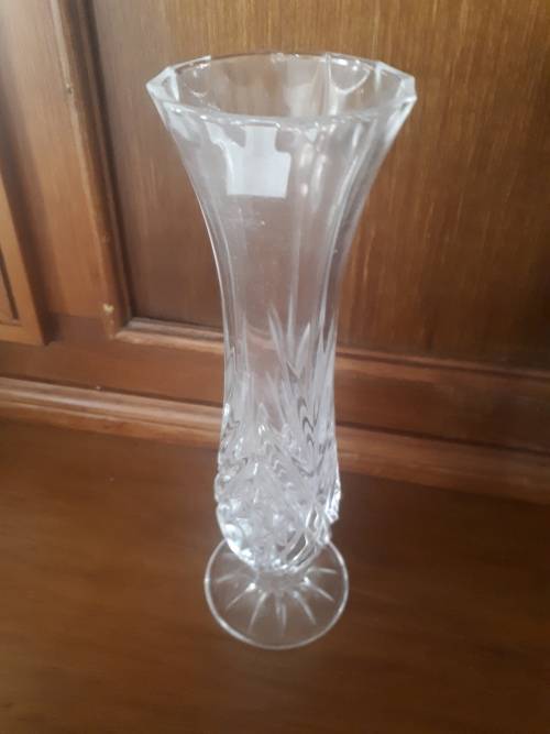 Vases Vintage Cut Glass Vase was listed for R75.00 on 8 Jun at 1346