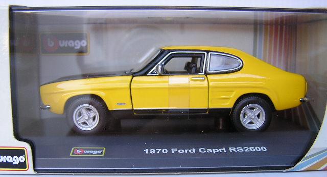 Models - Burago Diecast Model Car Street Classics Ford Capri RS 2600 ...