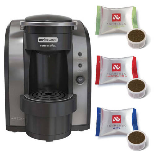 Tea & Coffee Makers Mellerware Arezzo Capsule Coffee Machine + 40