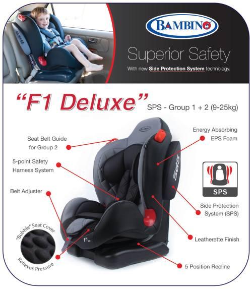 Bambino f1 sale car seat