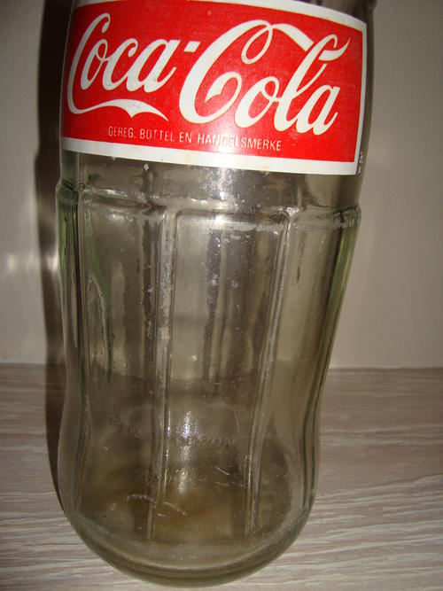 1 Liter Cola Glas