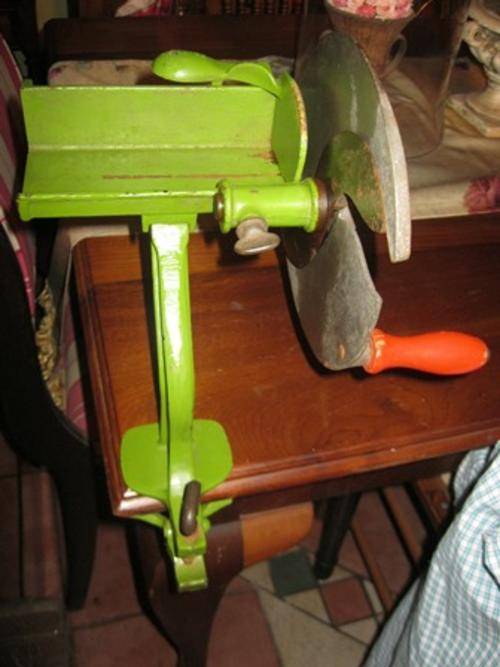 Utensils Stunning Vintage Cast Iron Beatrice Meat Slicer Made In