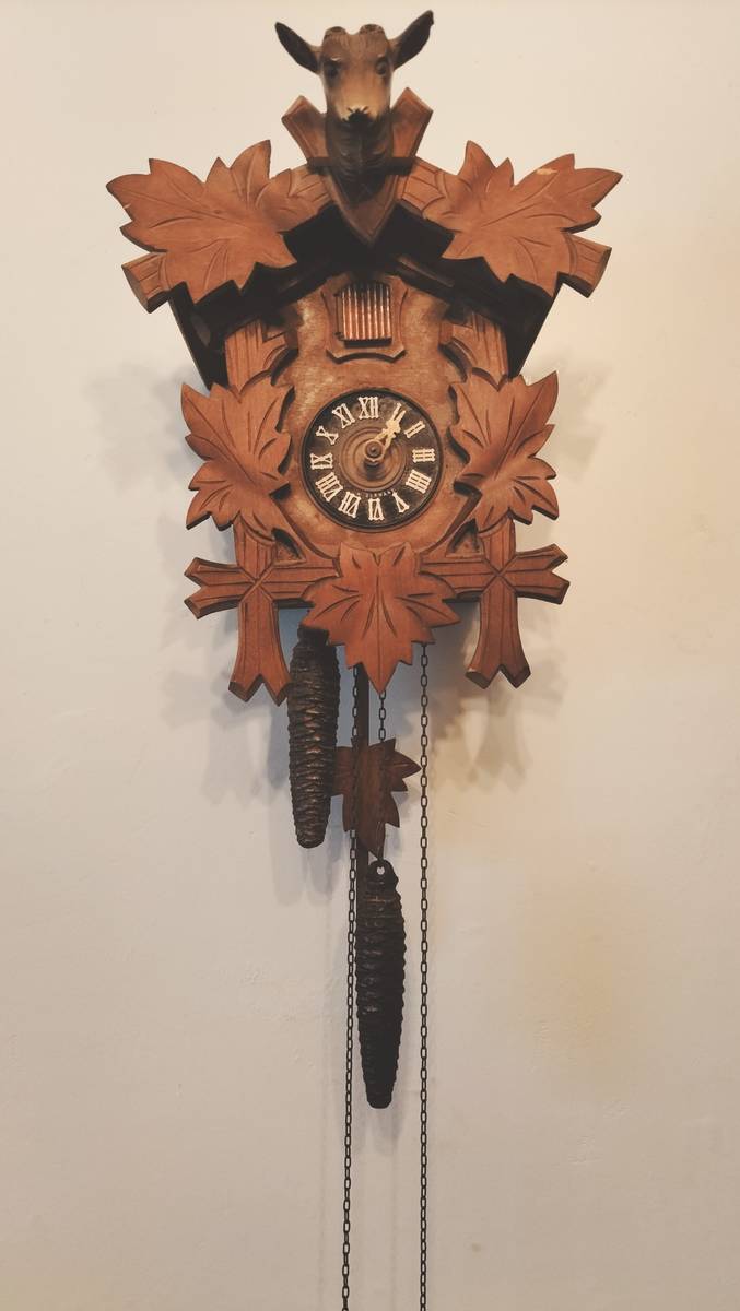 Cuckoo & Wall Clocks Cuckoo Clock Made in West Germany Untested was