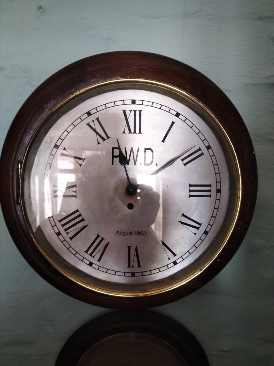 Cuckoo & Wall Clocks NPA Wall Clock Dated August 1953 Public Works