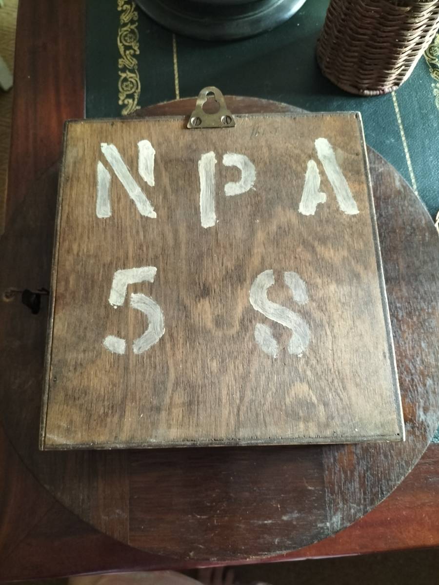 Cuckoo & Wall Clocks NPA Wall Clock Dated August 1953 Public Works