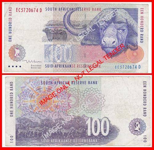 TT Mboweni - RSA - 1999 - MBOWENI - 1ST ISSUE - 100 RAND - VF NOTE ...