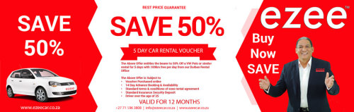 ezee Car Rental Voucher Save 50% Off