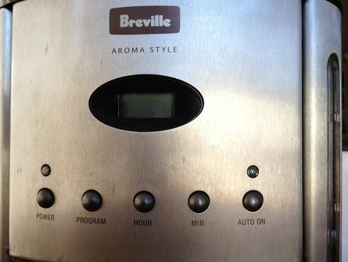 Up-close image of the Breville Automatic 12 Cup Coffee Maker 