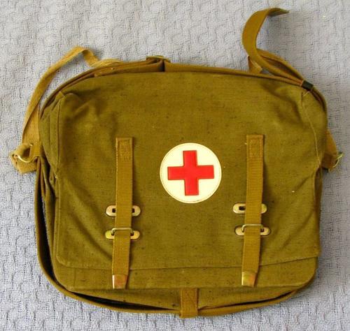 Kit - Original Russian (USSR) Soviet Military Medical Bag Red Cross ...