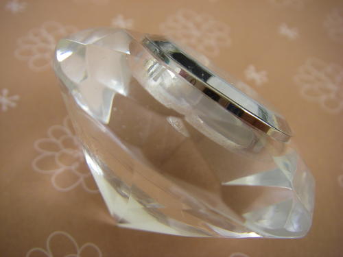 diamond shaped glass honey mini watch new battery Quartz movement