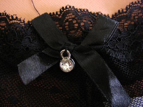 black lace panties lingerie Edgars pretty detailing decorative