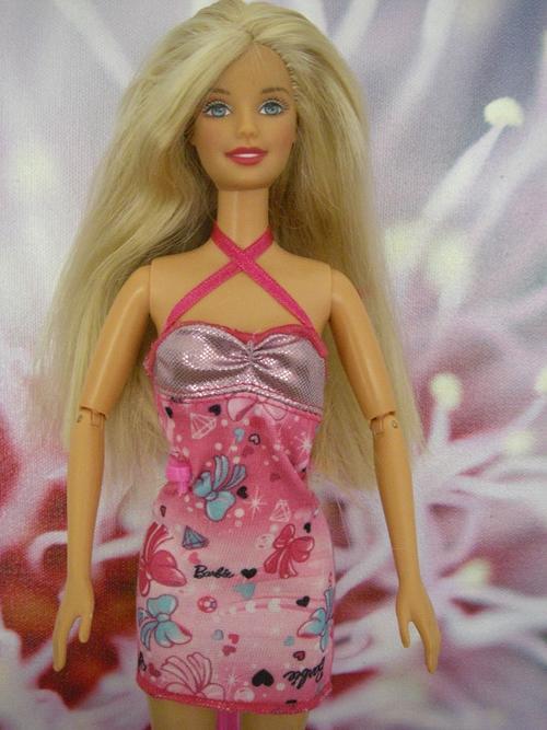 pink barbie doll summer casual short tight dress day wear fashion clothes