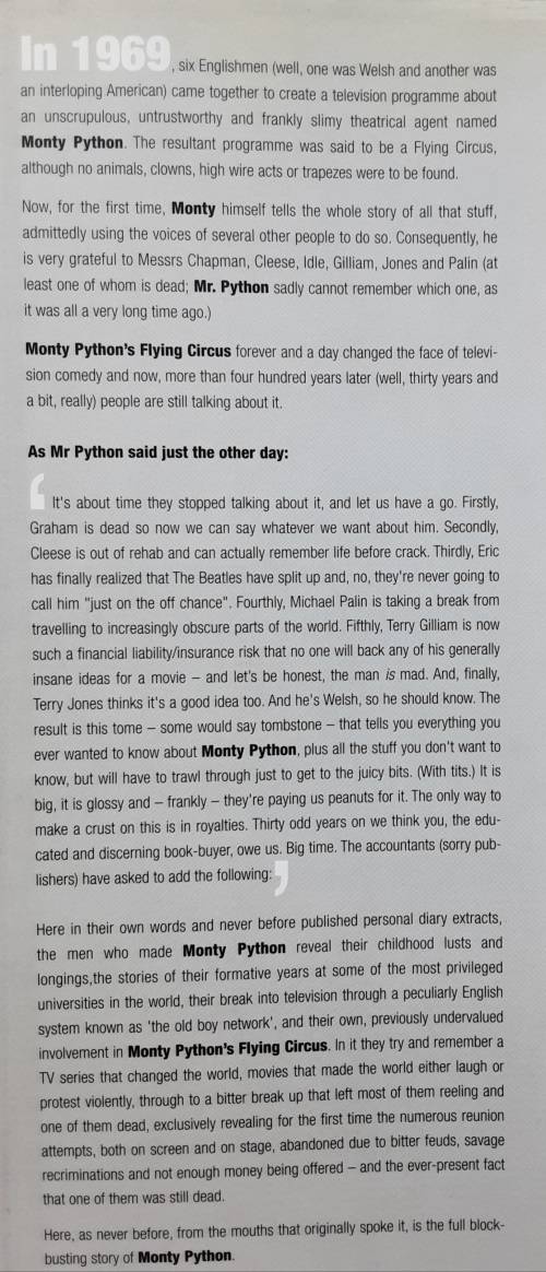 Biographies & Memoirs The Pythons Autobiography by The Pythons for