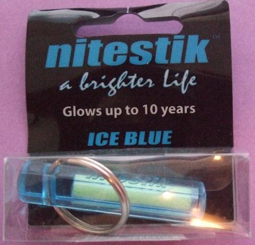 nitestik keychain glow light brightest bright LED sun light sunlight charge charges artificial lights flashlight ten years 10 hours ice blue colour safety marker locate dark night hors camping tent outdoor mountain climbing hiking fishing trance party club clubbing neon clear shine gadget new sealed orginal package packaging box market value price gift birthday fathersday grandpa oupa dad father boyfriend son husband child friend christmas auction wacky awesome wow amazing unusual item beautiful bright crazy friday weekend wednesday tuesday cheap bargain low price bid buy now must have get amazing interesting accesories accessories camp luggage keys bags tent equipment property present 