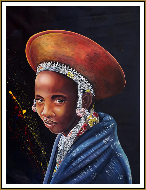 Paintings - Ronald Moyo ~ Rising Star ~ Faces of Africa Portfolio ...