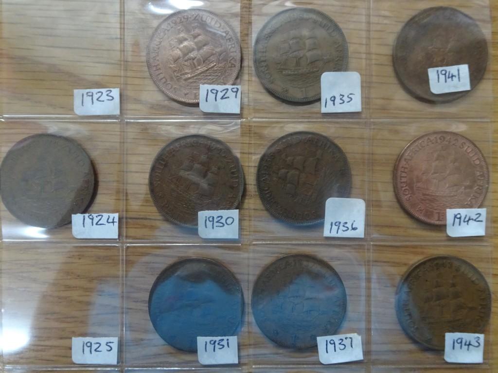 Collections Lots Collection Of Union Of South Africa Pennies From See My