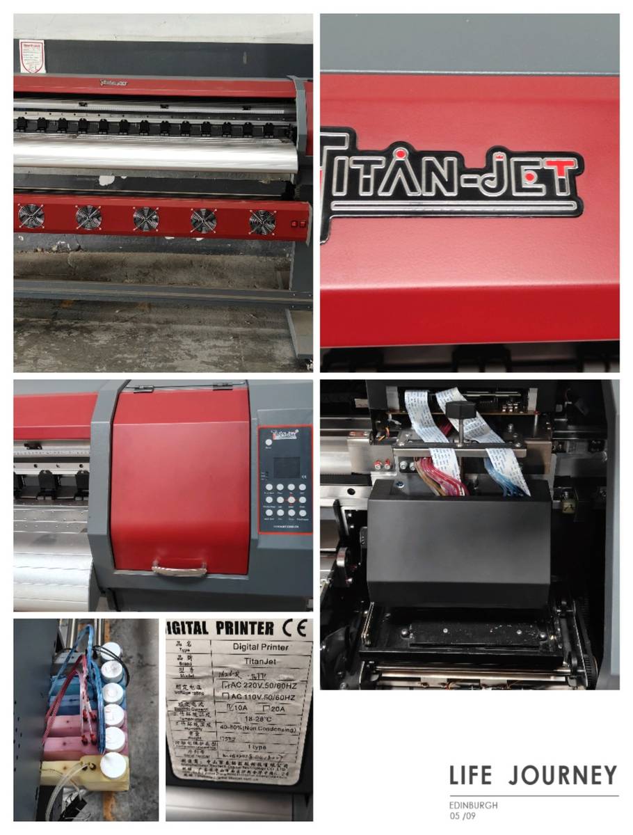 Printers Titan Jet 1626R Digital Solvent 1.6m Wide Format Printer