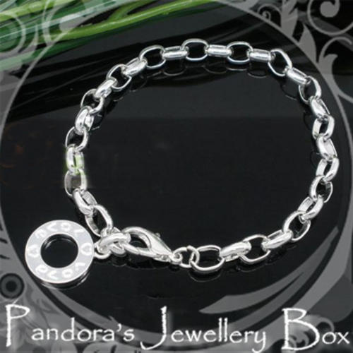 silver SABO charm bracelet