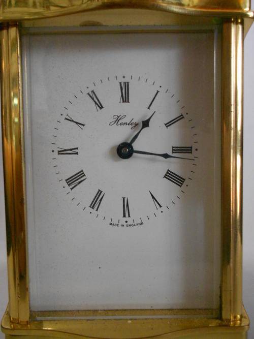 Alarm & Travel Clocks Henley carriage clock with key, needs a service